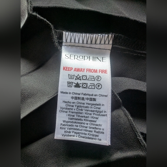 Seraphine Maternity Black A-Line Pleated Skirt - Picture 5 of 9